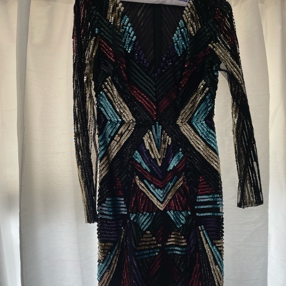 Aidan Mattox Embellished Cocktail Dress - Picture 5 of 9